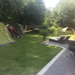 People in Prestwich are renting out gardens for Oasis camping. Credit: Airbnb