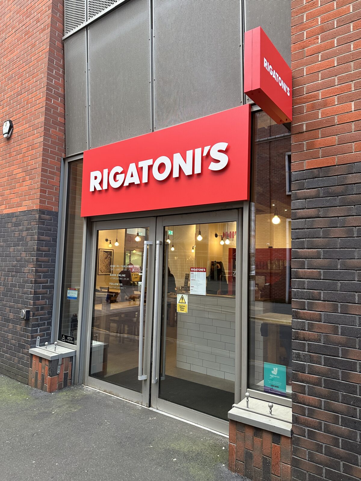 what happened to rigatoni's manchester?