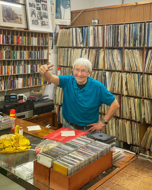 'Mr Sifter' himself Pete Howard inside Sifters Records in Burnage. Credit: The Manc Group