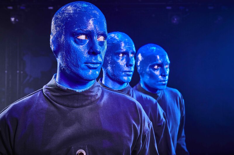 The Blue Man Group Bluevolution World Tour is at The Lowry. Credit: Supplied