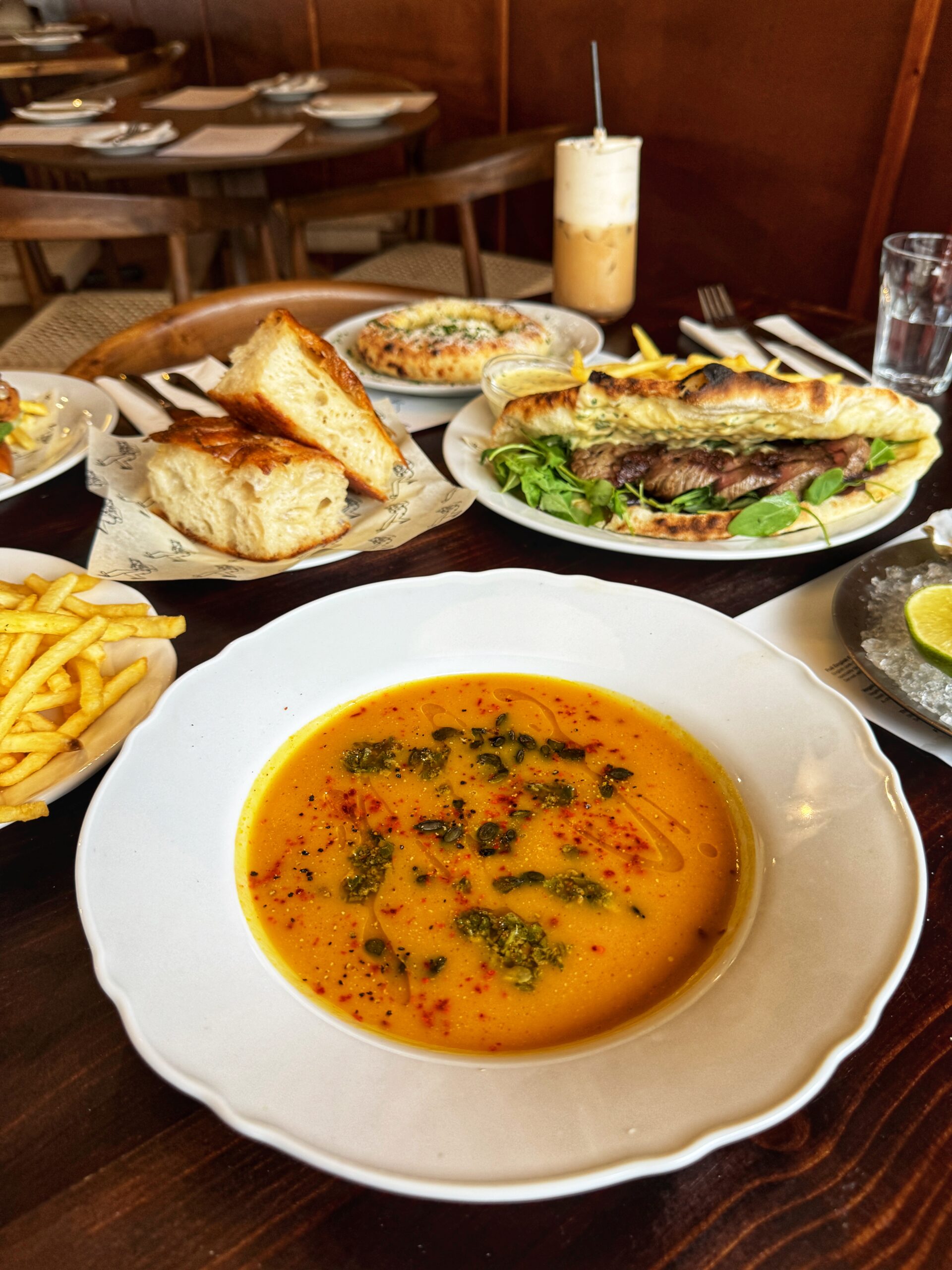 Soup and a steak sandwich. Credit: The Manc Group