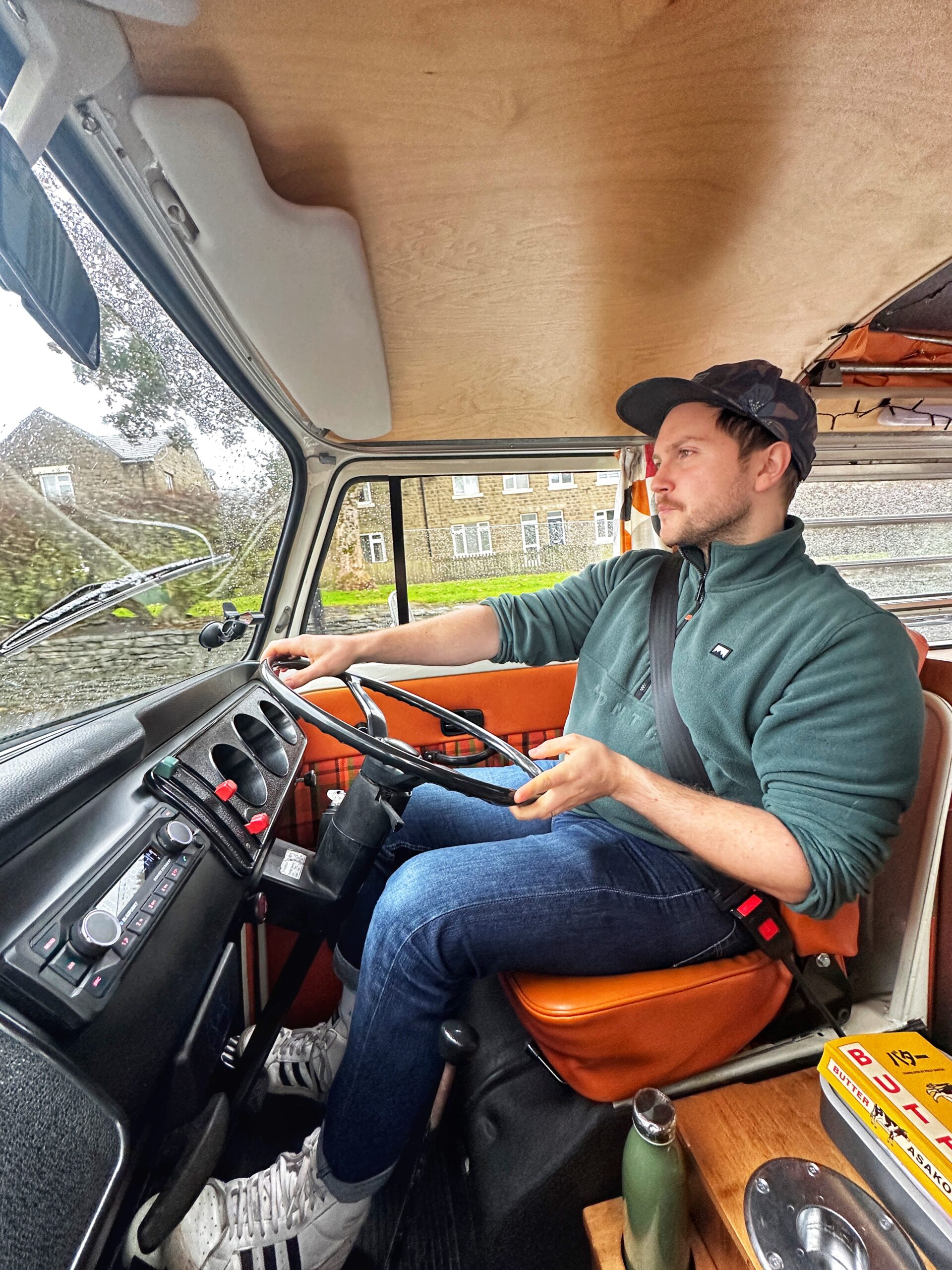 Driving the classic VW camper van