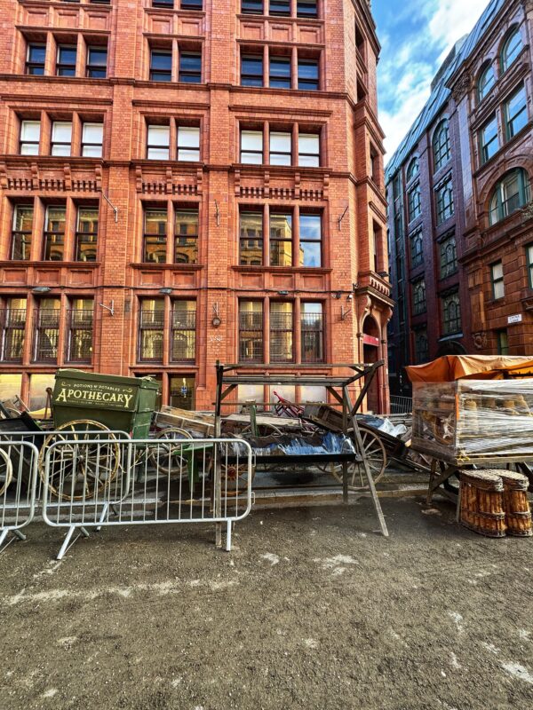 House of Guinness filming has transformed the Northern Quarter in Manchester. Credit: The Manc Group