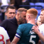 Ian Evatt charged with misconduct after red card for squaring up to Shrewsbury player