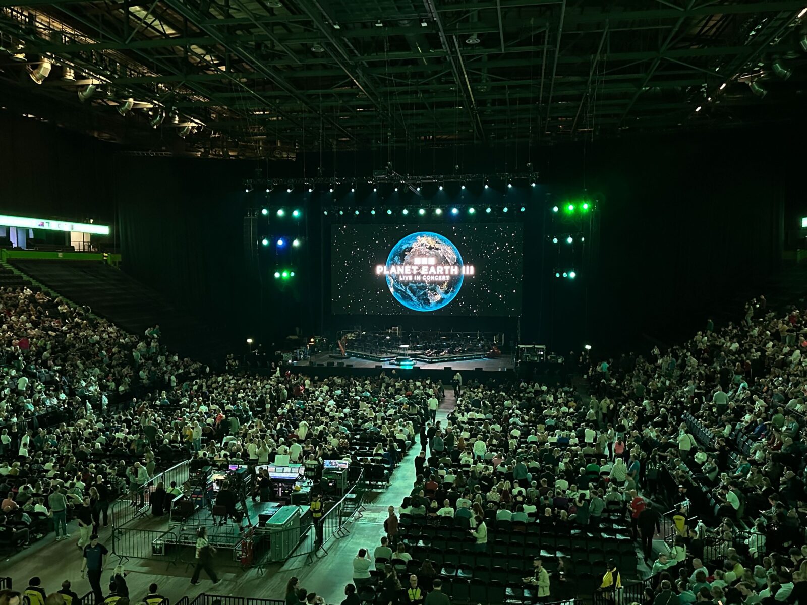 Planet Earth III transformed the AO Arena. Credit: The Manc Group