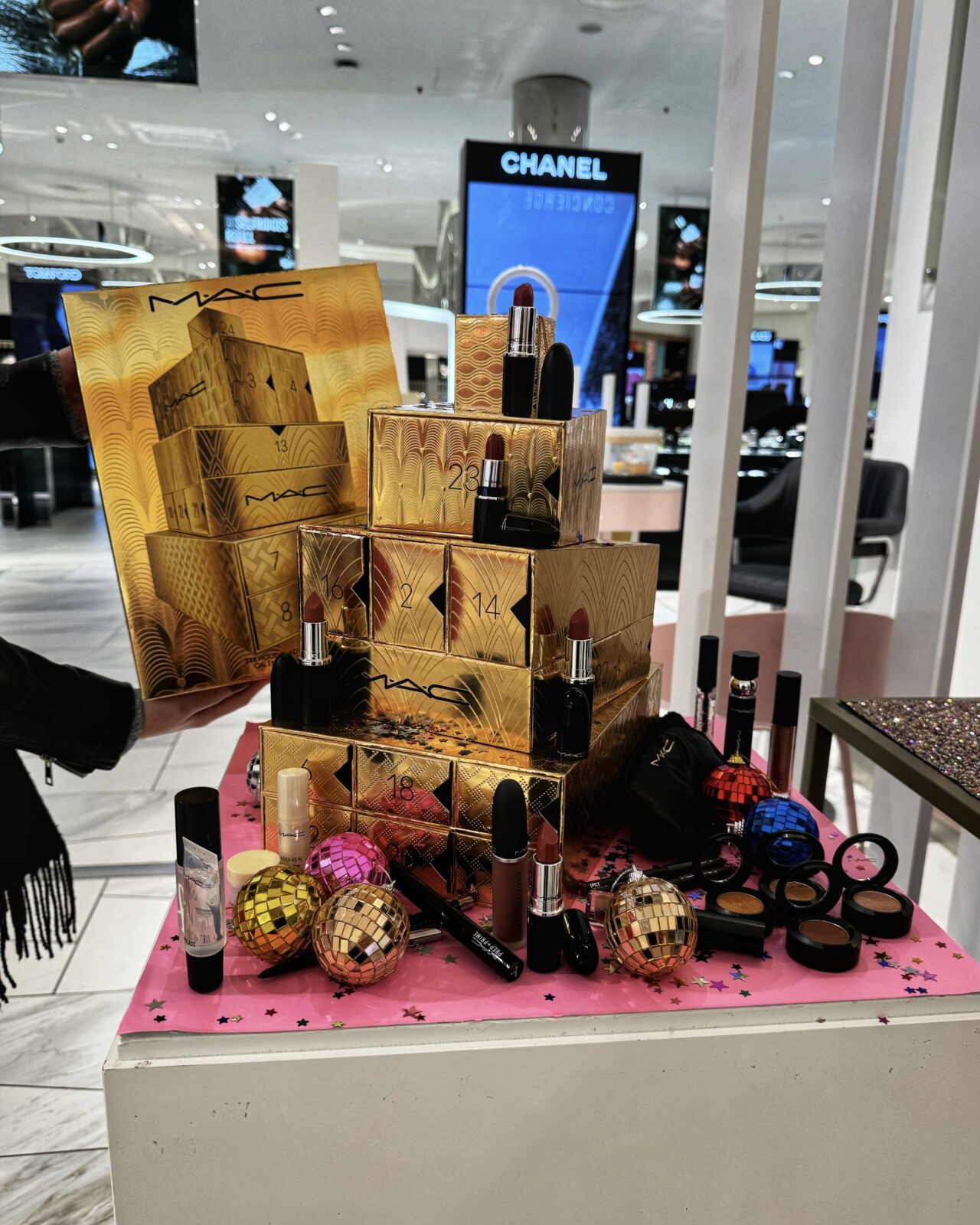 MAC's Selfridges exclusive advent calendar has loads of hit products in it. Credit: The Manc Group