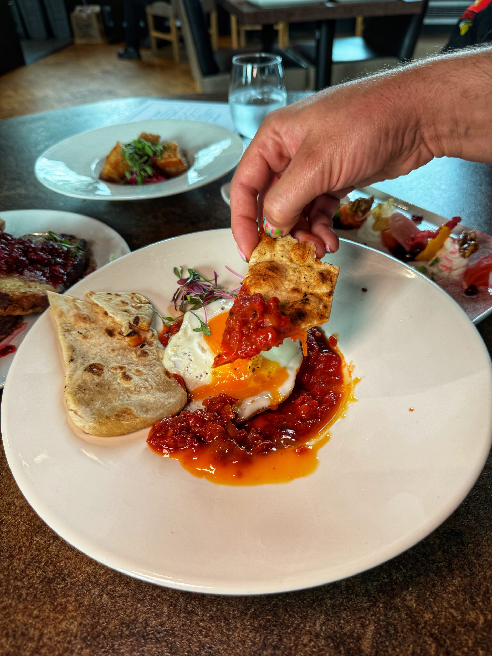 A spicy shakshuka on The Clink brunch menu. Credit: The Manc Group