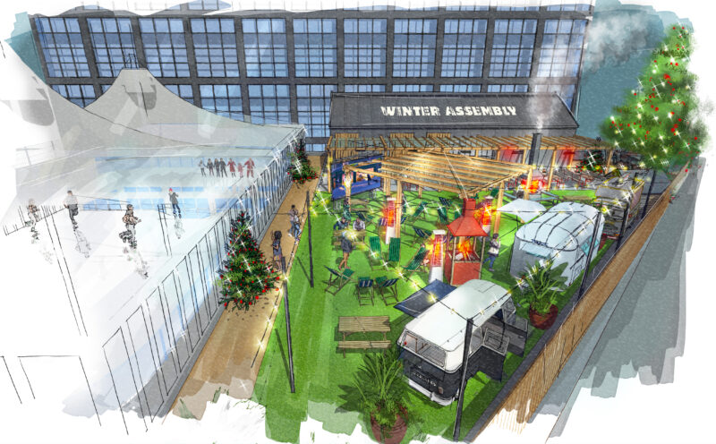 Courts Club will be home to an independent ice rink in Manchester. Credit: Supplied