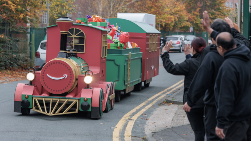 Christmas toy train Wigan