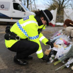 Floral tributes laid for Baby A after remains found in Salford