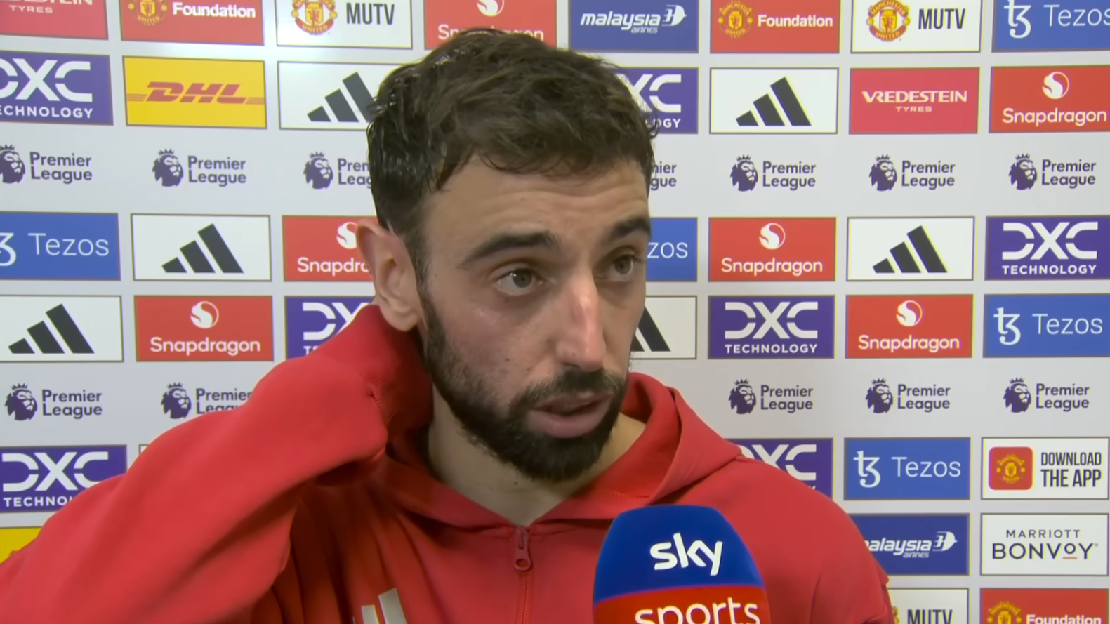 Bruno Fernandes apologised to Erik ten Hag after being sacked by Man United