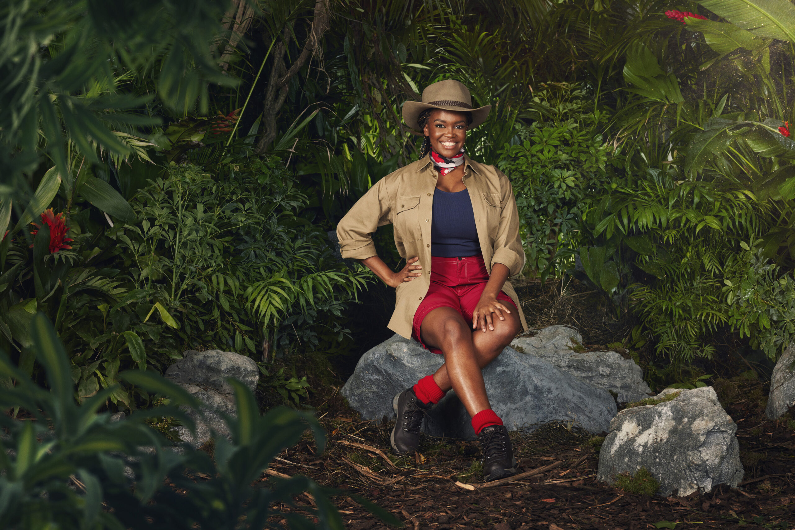 Oti Mabuse is also heading into the I'm A Celebrity jungle. Credit: ITV Plc