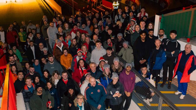 Manchester United stadium sleepout raises £30l for local homeless community