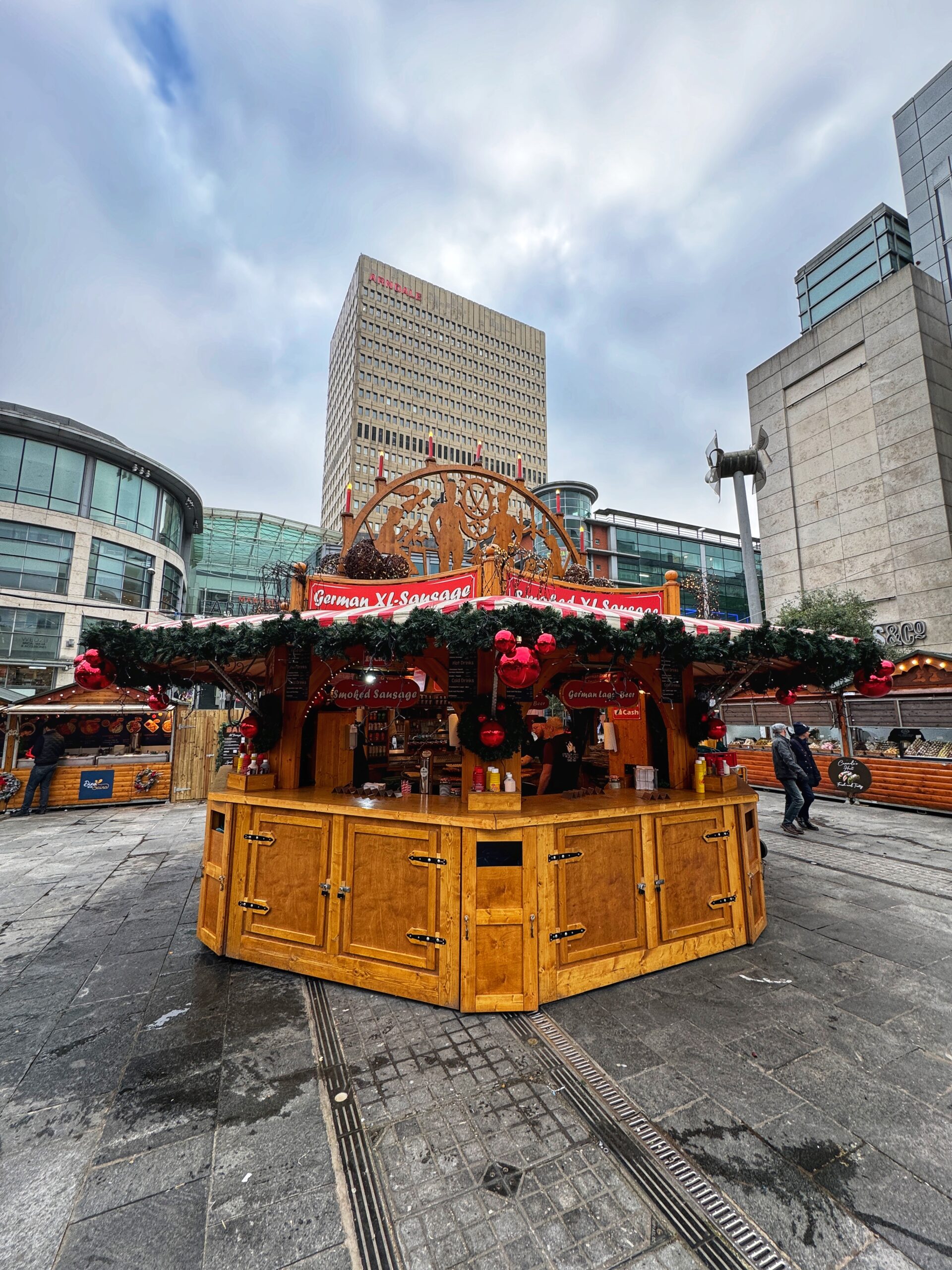 Prices at Exchange Square at the Manchester Christmas Markets 2024