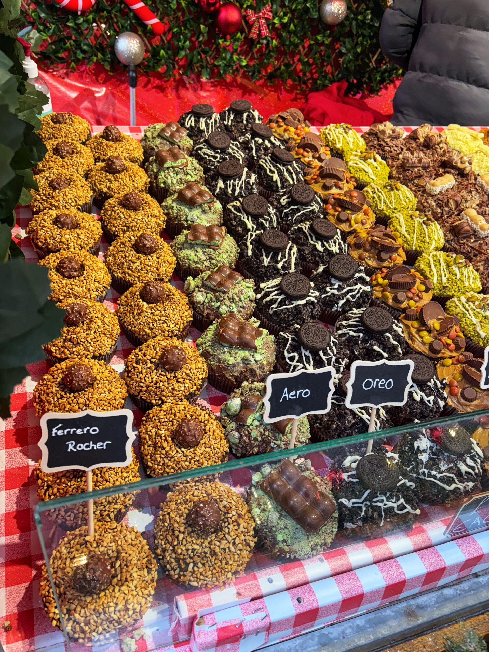 Food stalls at the markets 