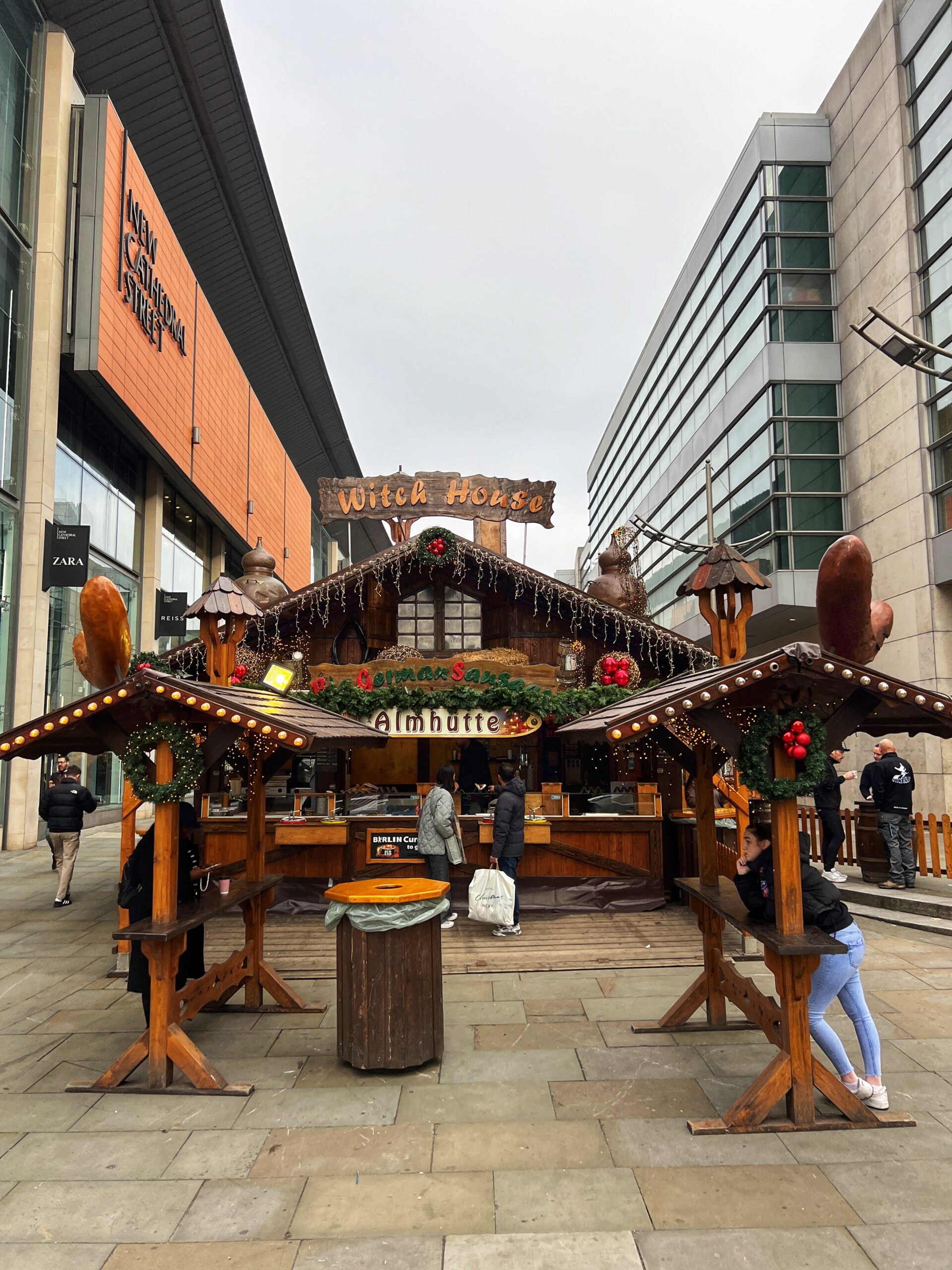 Bratwurst at the Christmas Markets