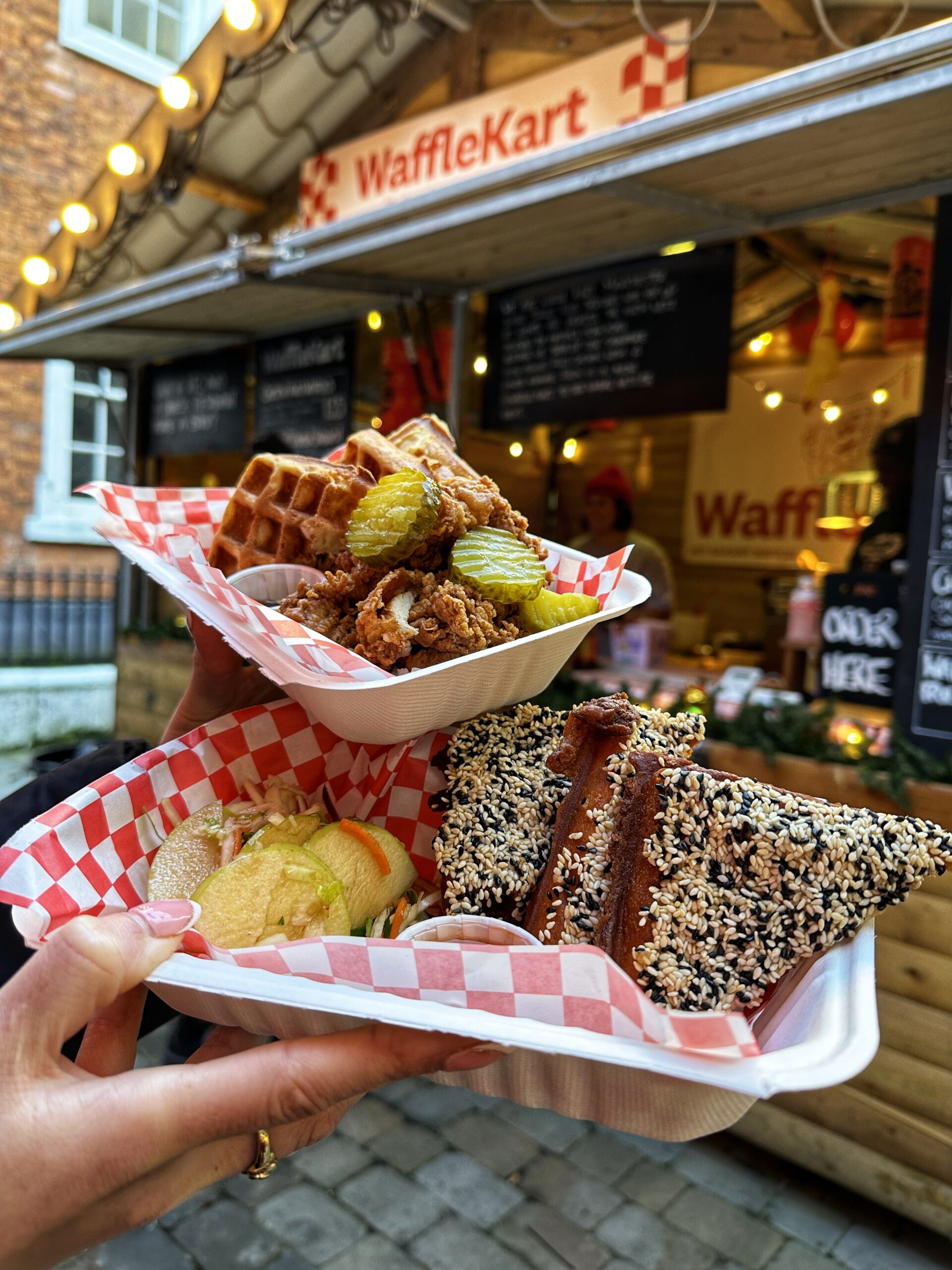 Waffle Kart are back at the Manchester Christmas Markets 2024