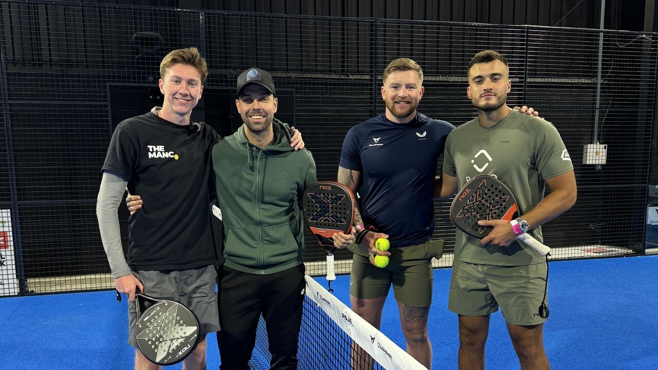 Manchester hosts final round of pro-am padel tournament