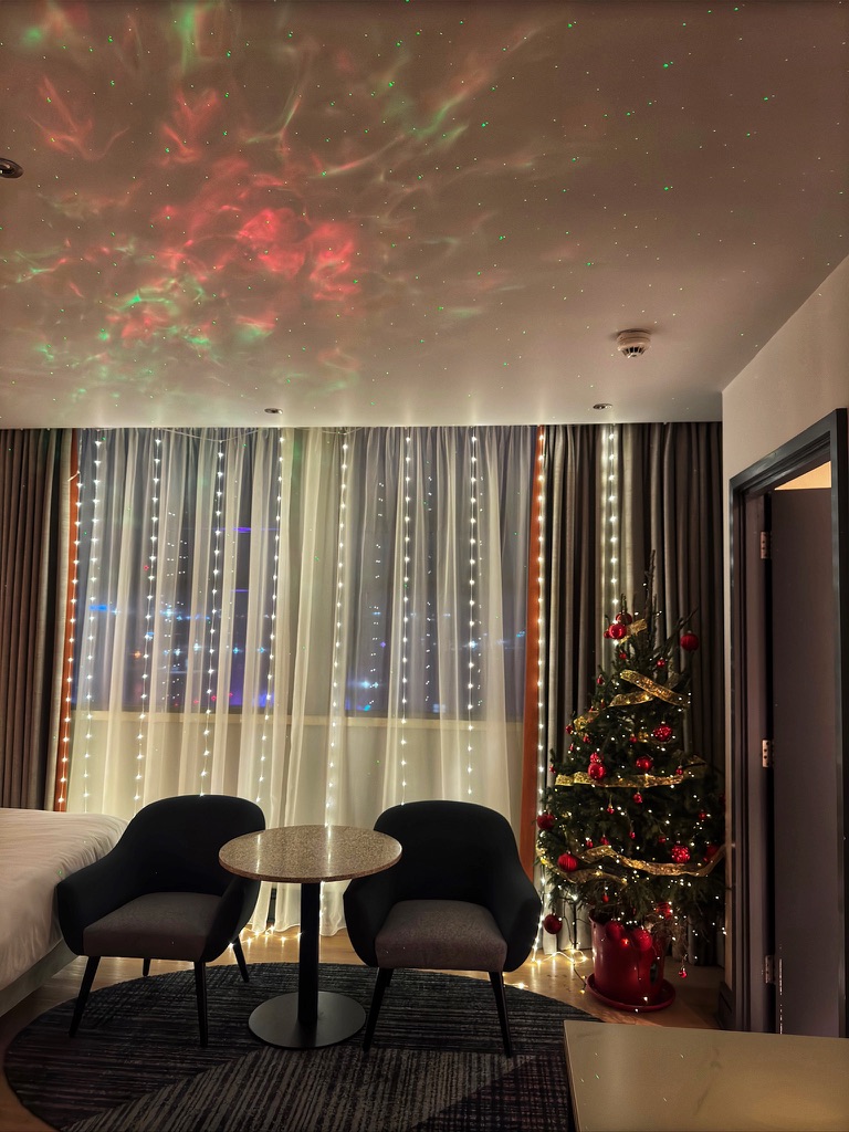 Christmas room in Manchester