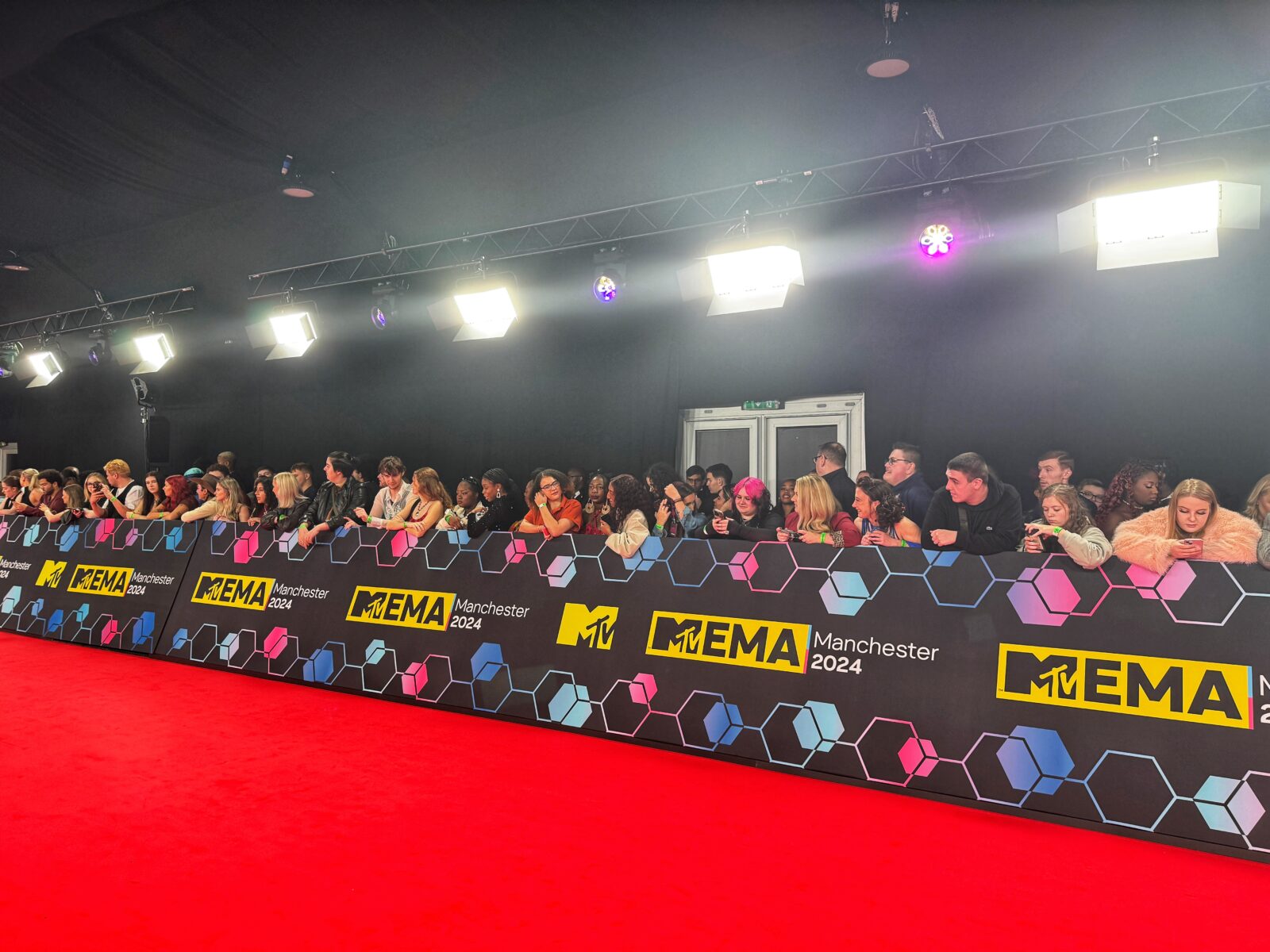 Fans arrive at the MTV EMAs in Manchester. Credit: The Manc Group