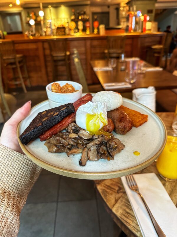 The full breakfast at The Pack Horse Hayfield. Credit: The Manc Group