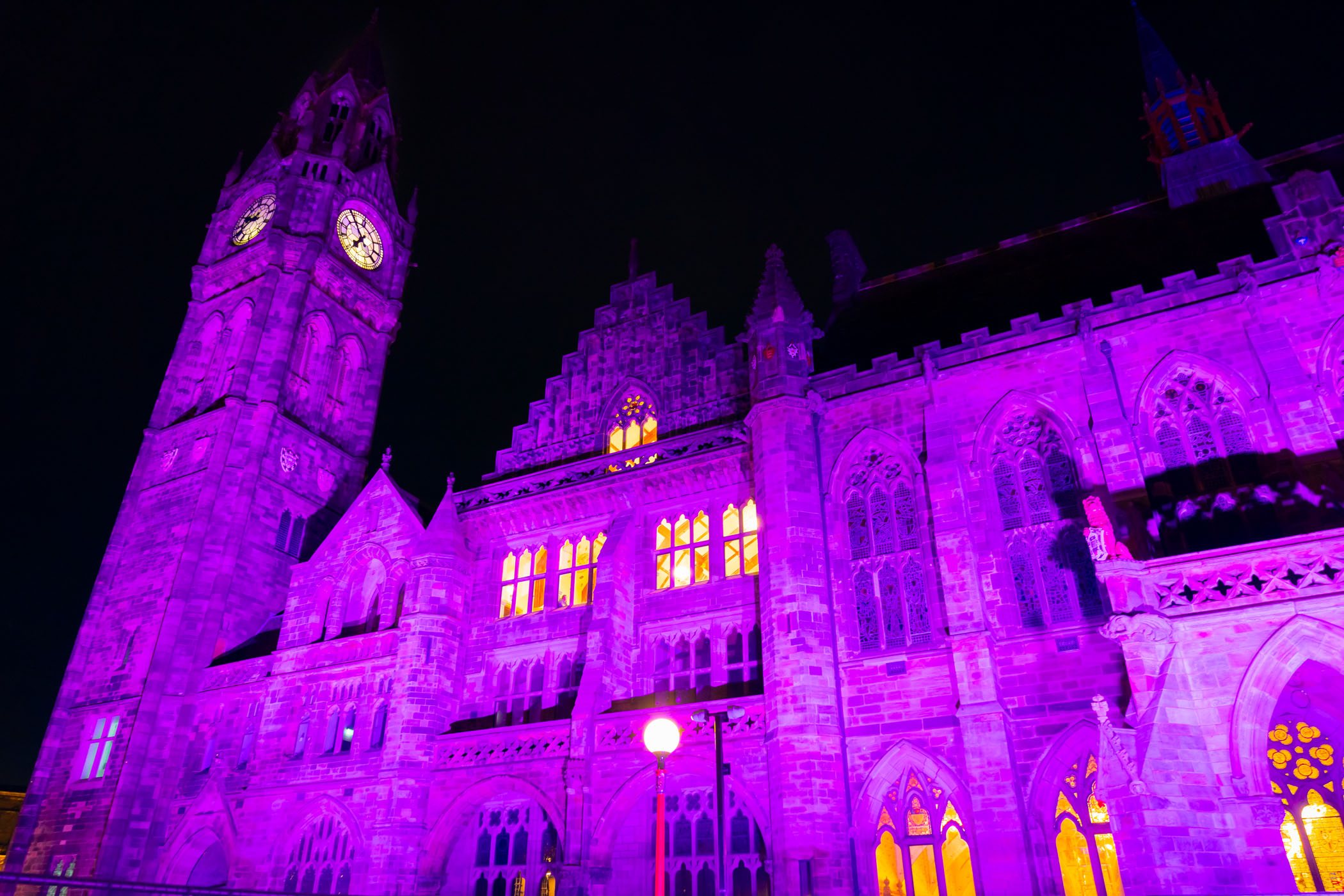 Ignite Fire Festival takes place in the gardens opposite the Rochdale Town Hall