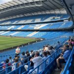 Manchester City has confirmed one of its supporters has died after a medical incident at the derby match. Credit: The Manc Group