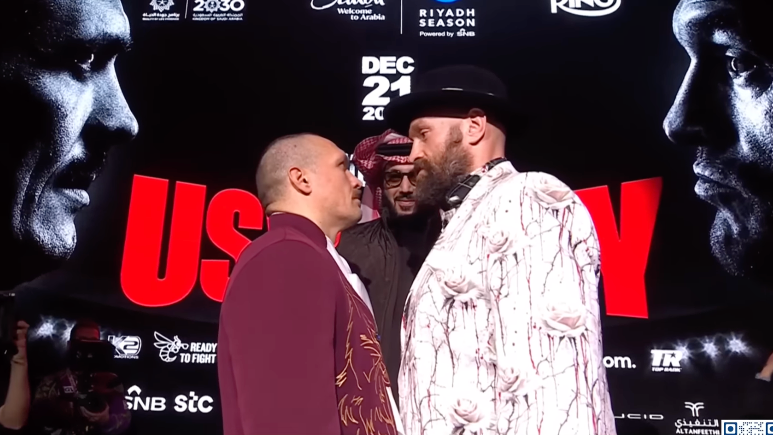 Fury v Usyk 2 11-minute face-off