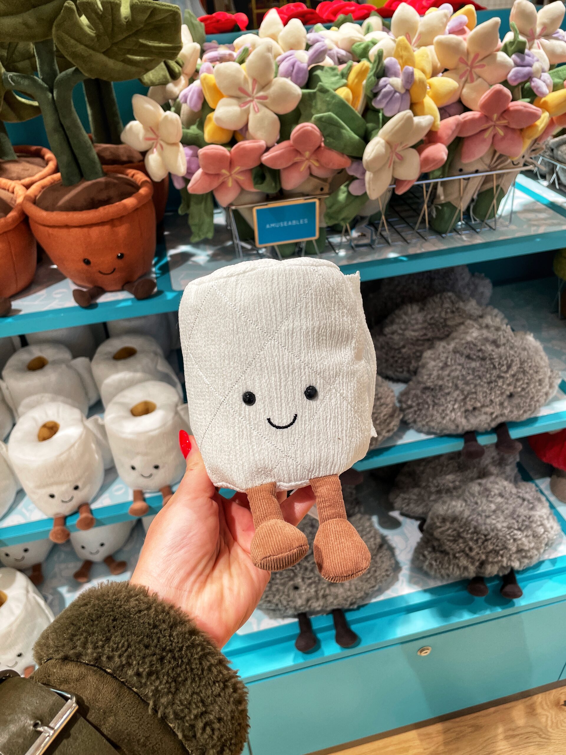 The viral toilet roll Jellycat toy