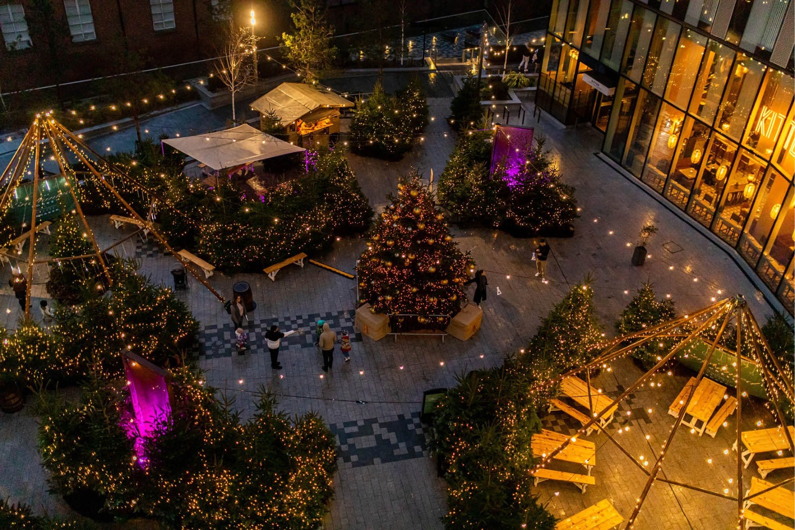 Manchester Made at Deansgate Square is an alternative Christmas Market in Manchester. Credit: Supplied