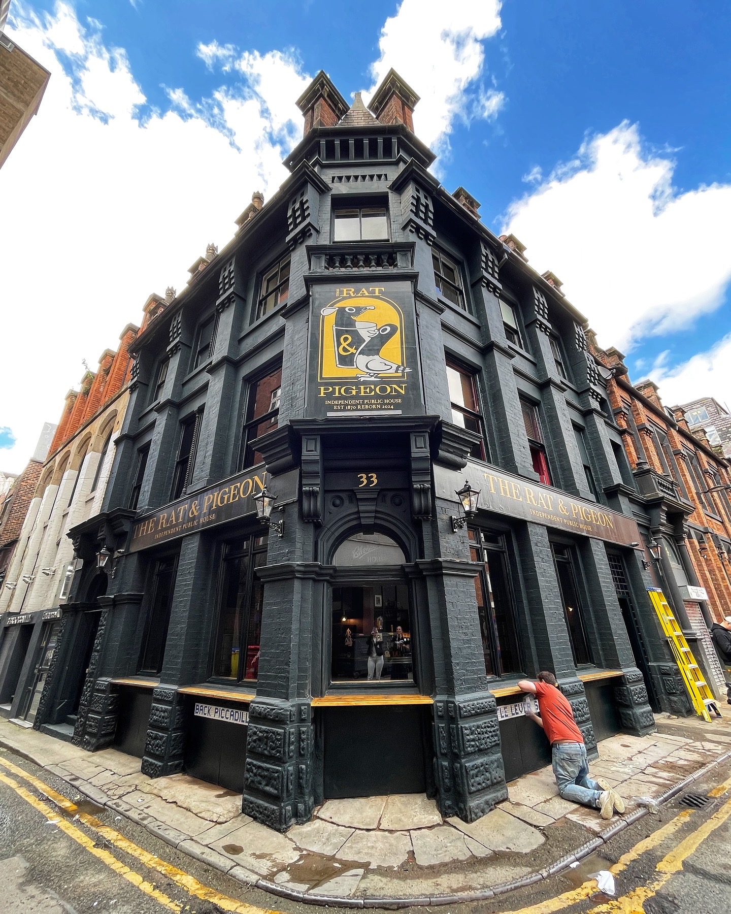 The Rat & Pigeon is a lovely cosy pub near the Manchester Christmas Markets