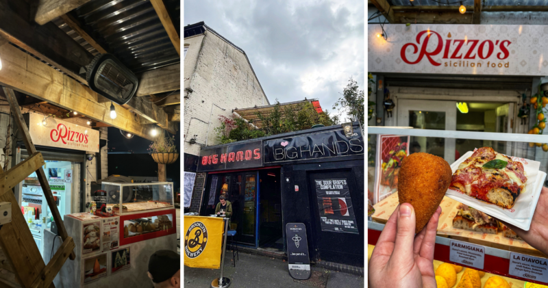 Sicilian street food in Manchester Rizzo's Big Hands