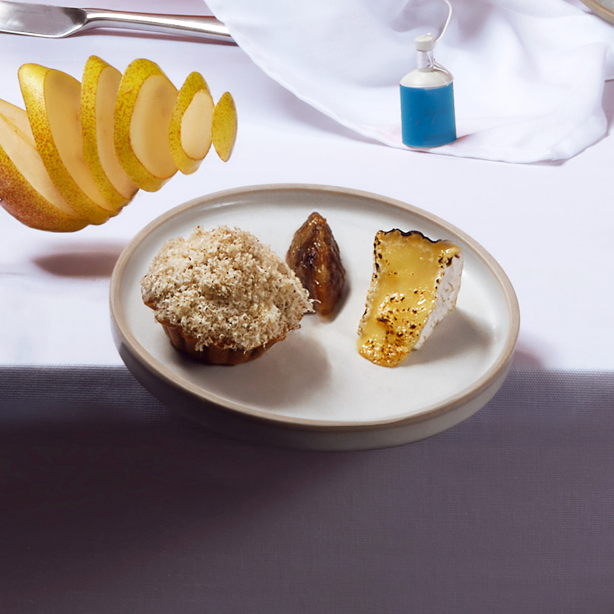 Six By Nico's Christmas dinner-inspired tasting menu features Baked Brie De Meaux, homemade mince pie and Peckhams pear