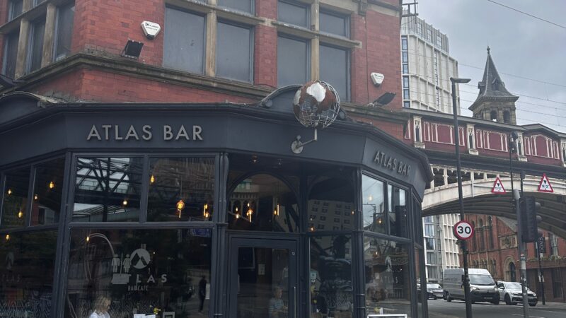 Atlas Bar CCTV footage customers stealing cushions