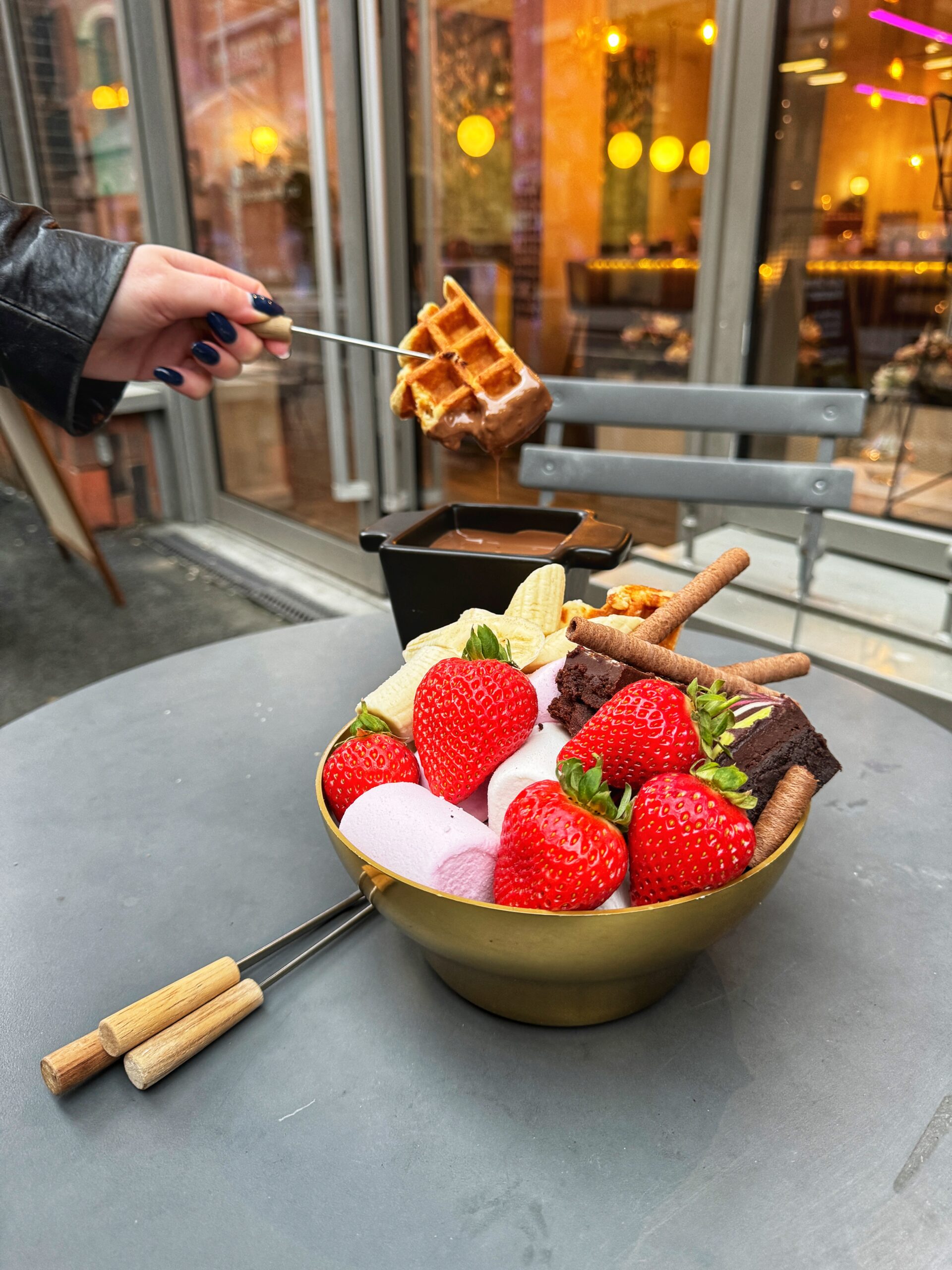 Cocoa Cabana’s chocolate fondue. Credit: The Manc Group