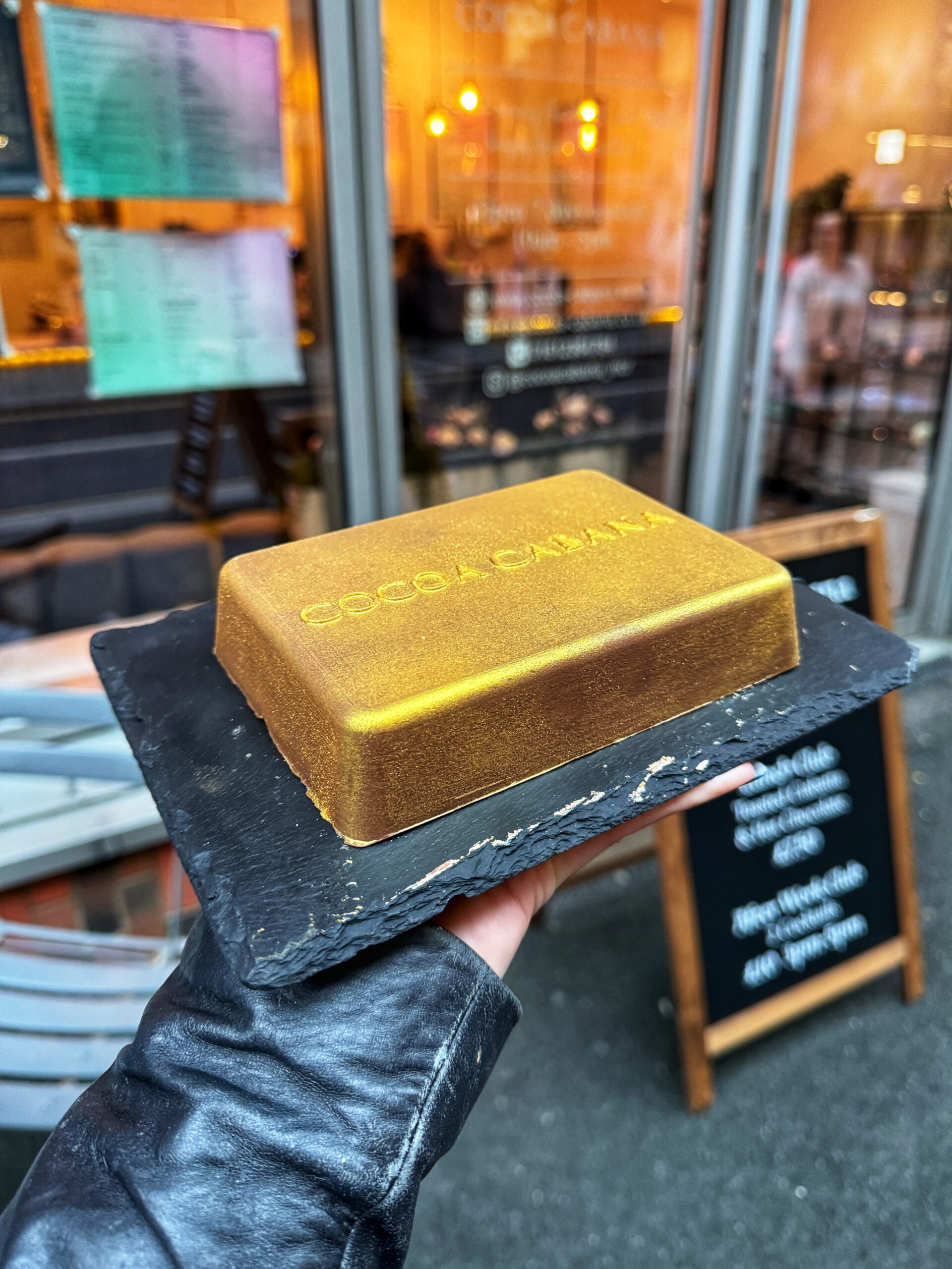 Cocoa Cabana in Manchester sells the viral Dubai pistachio chocolate. Credit: The Manc Group