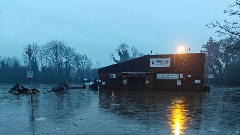 didsbury football pitches flooded