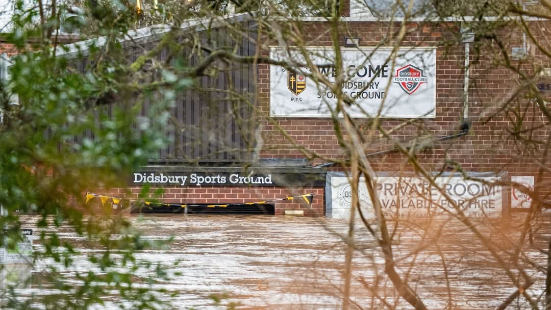 Didsbury Sports Ground flooding damage