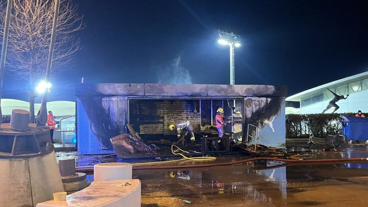 Cause of Man City fire at Etihad Stadium merch stand confirmed