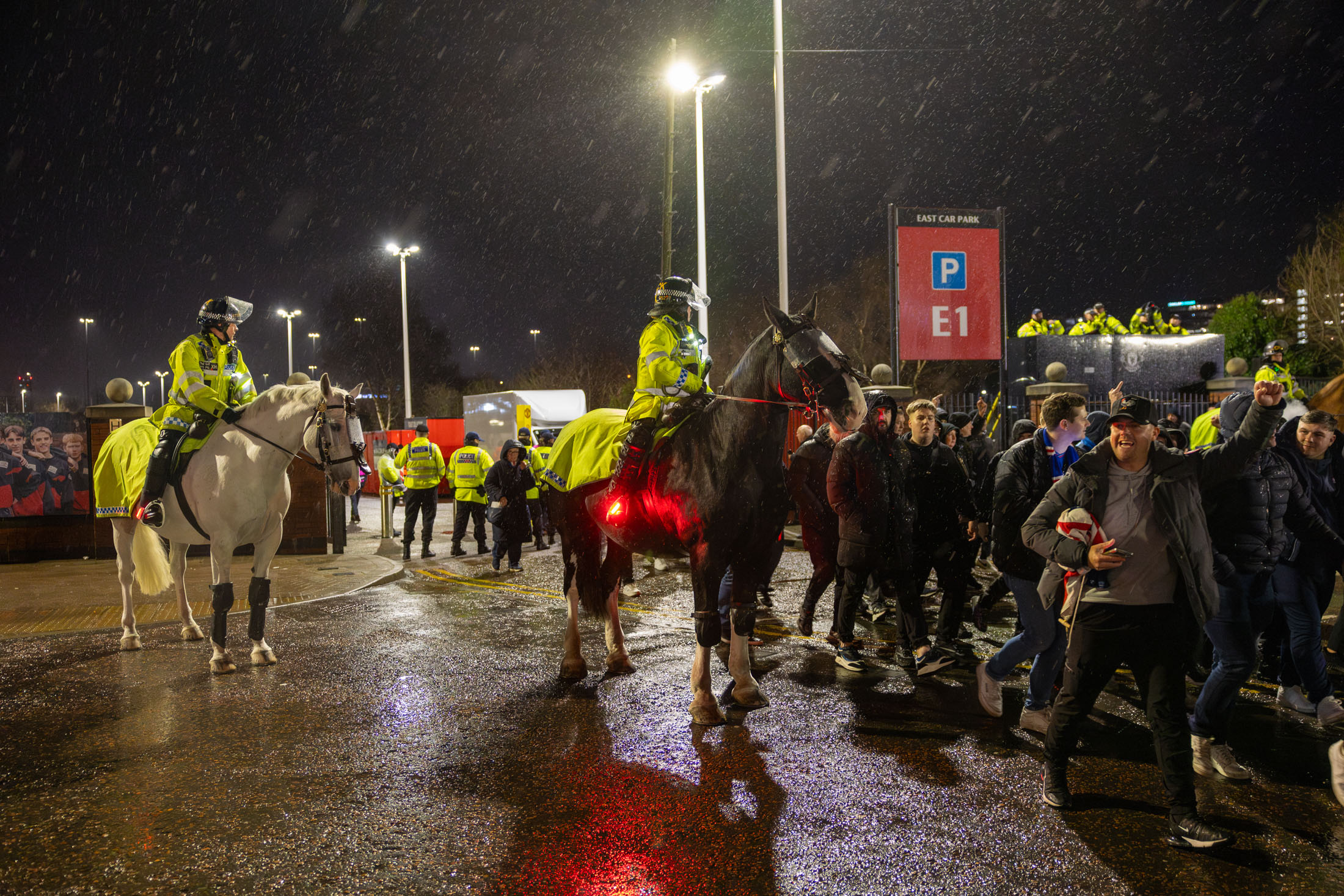 Rangers fans arrests Old Trafford Man United