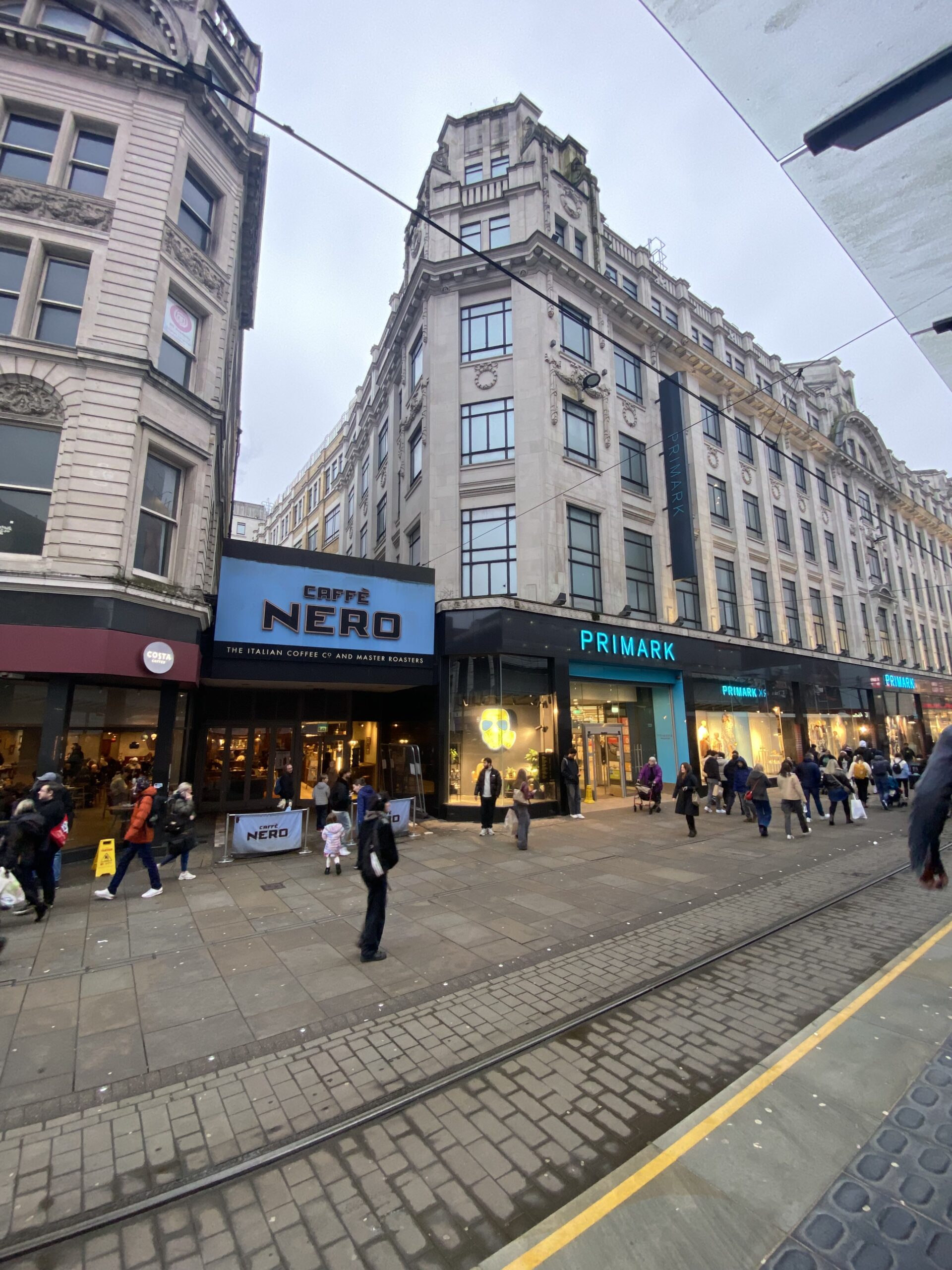 Primark one of Manchester's most modern department stores.