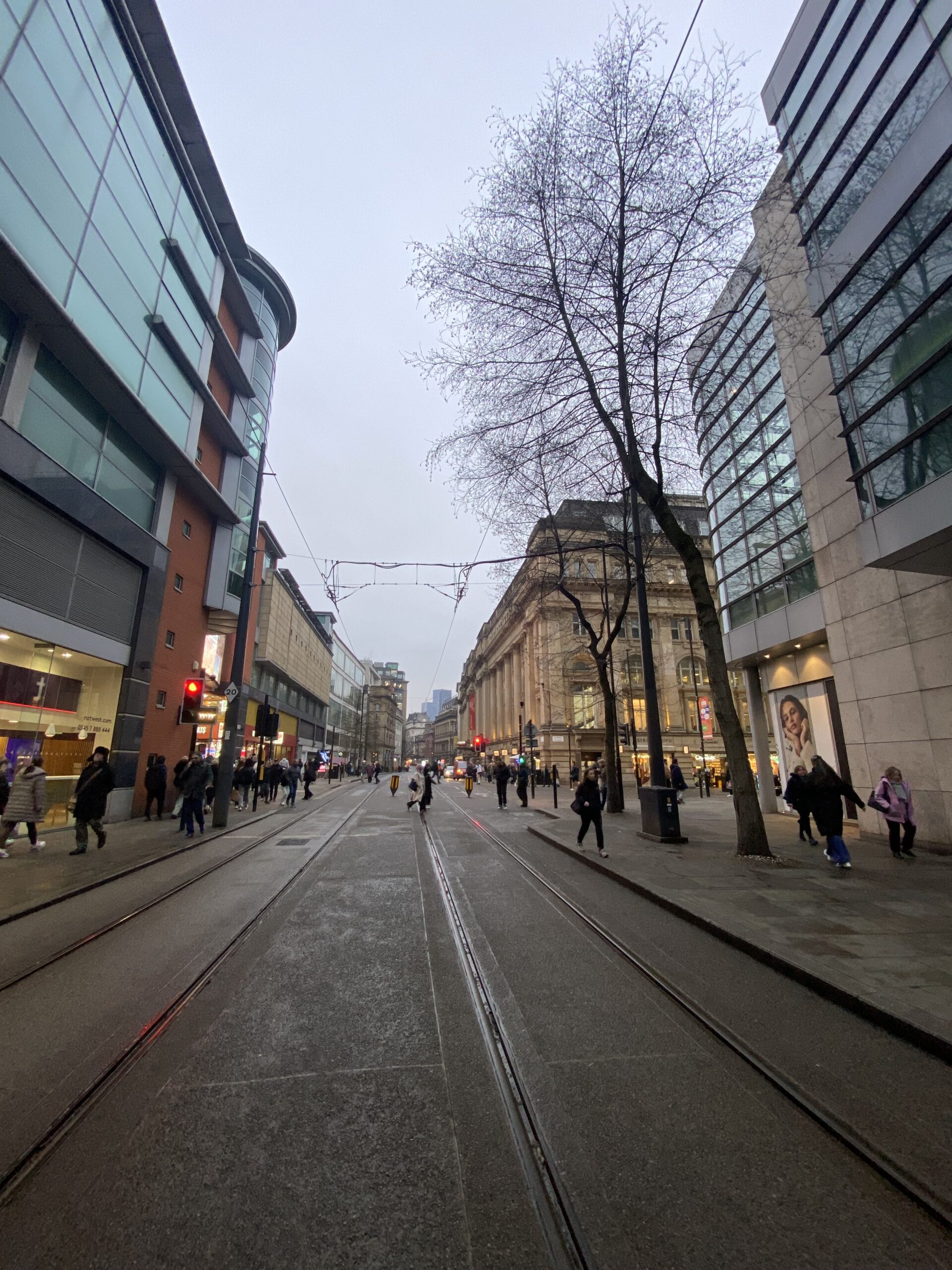 Manchester's streets through the years, Market Street/ Cross Street, M&S and Royal Exchange Theatre