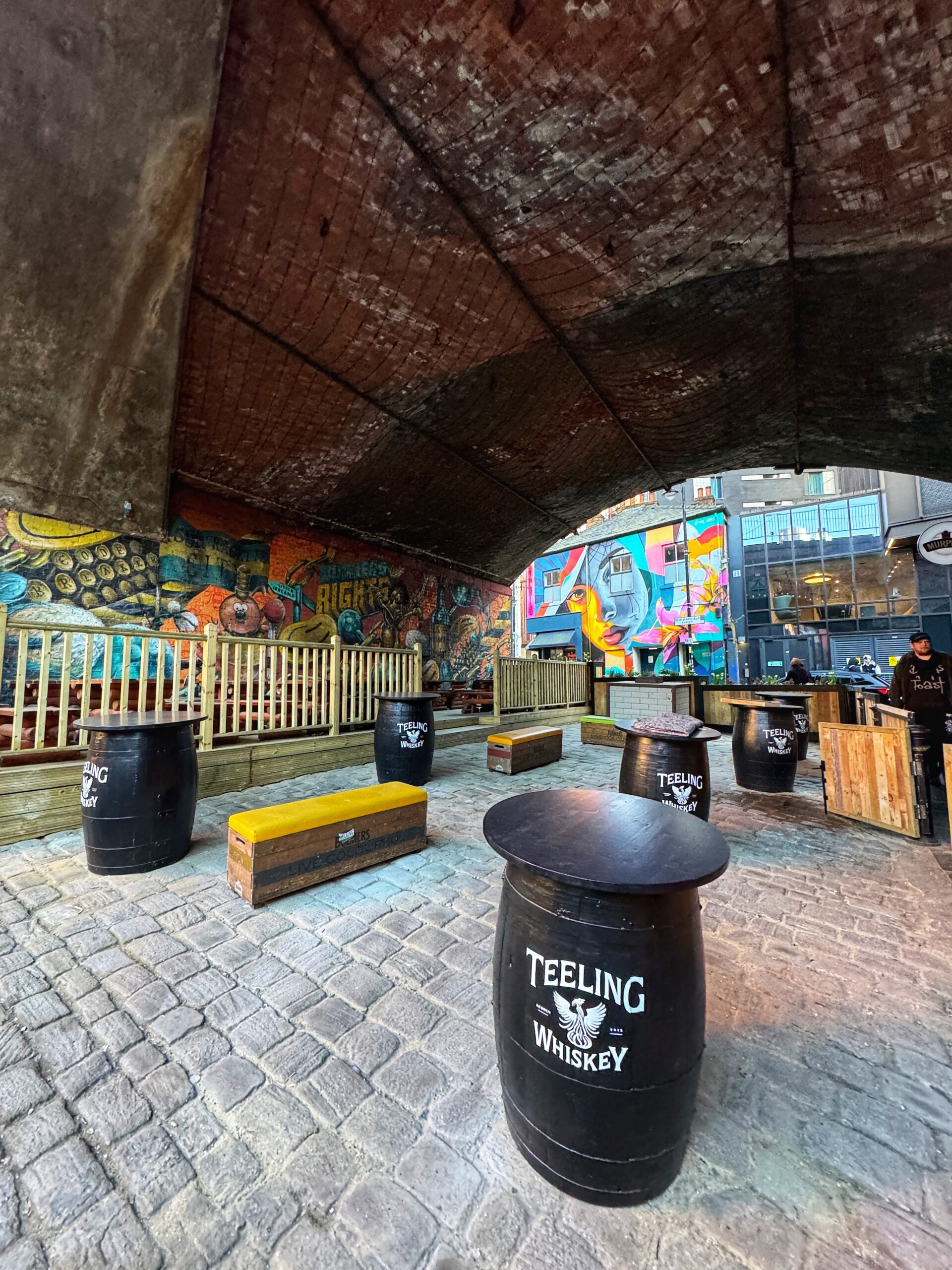 Under the arches is O'Connell's terrace