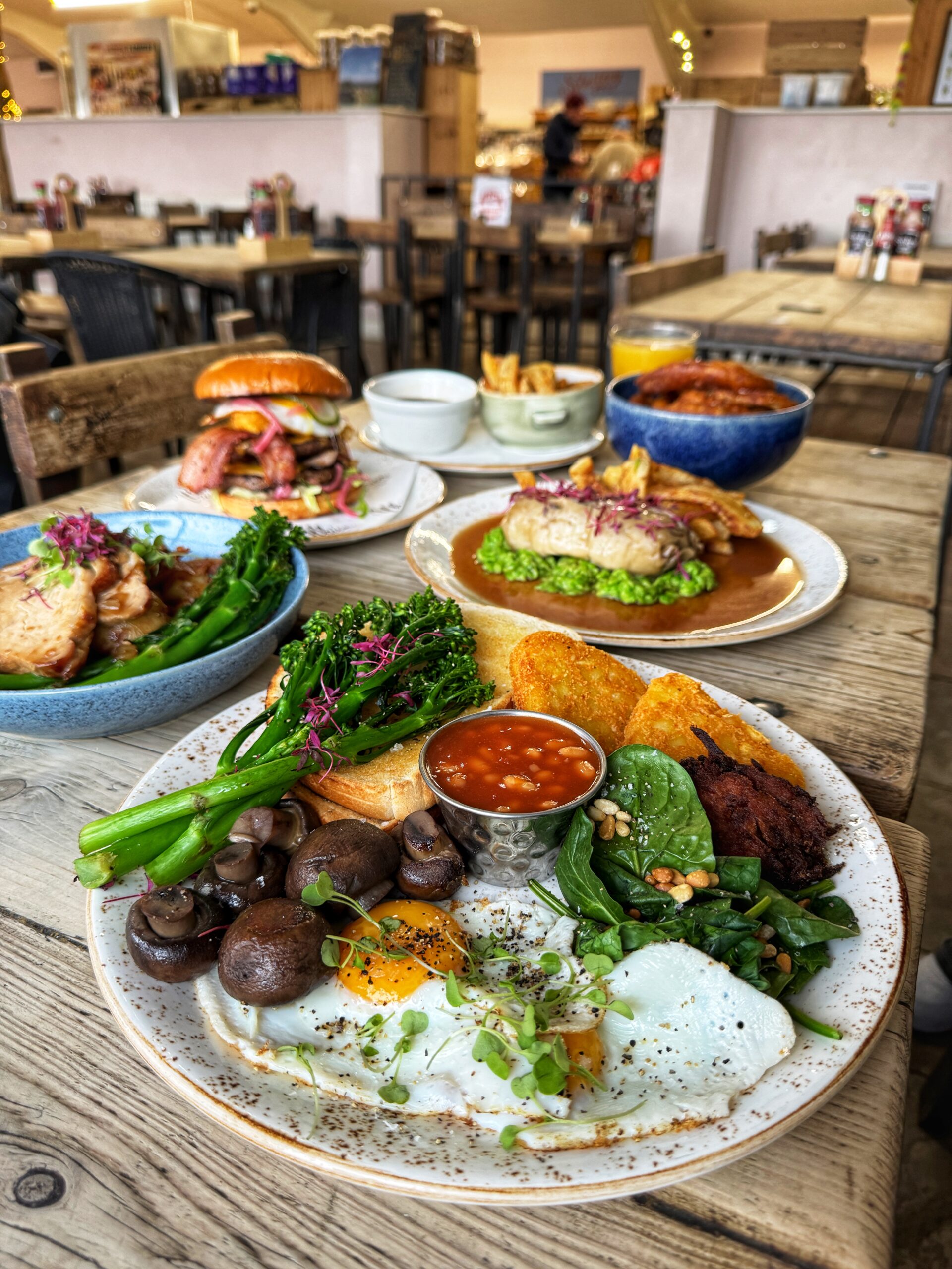 Albion Farm Shop's huge breakfasts