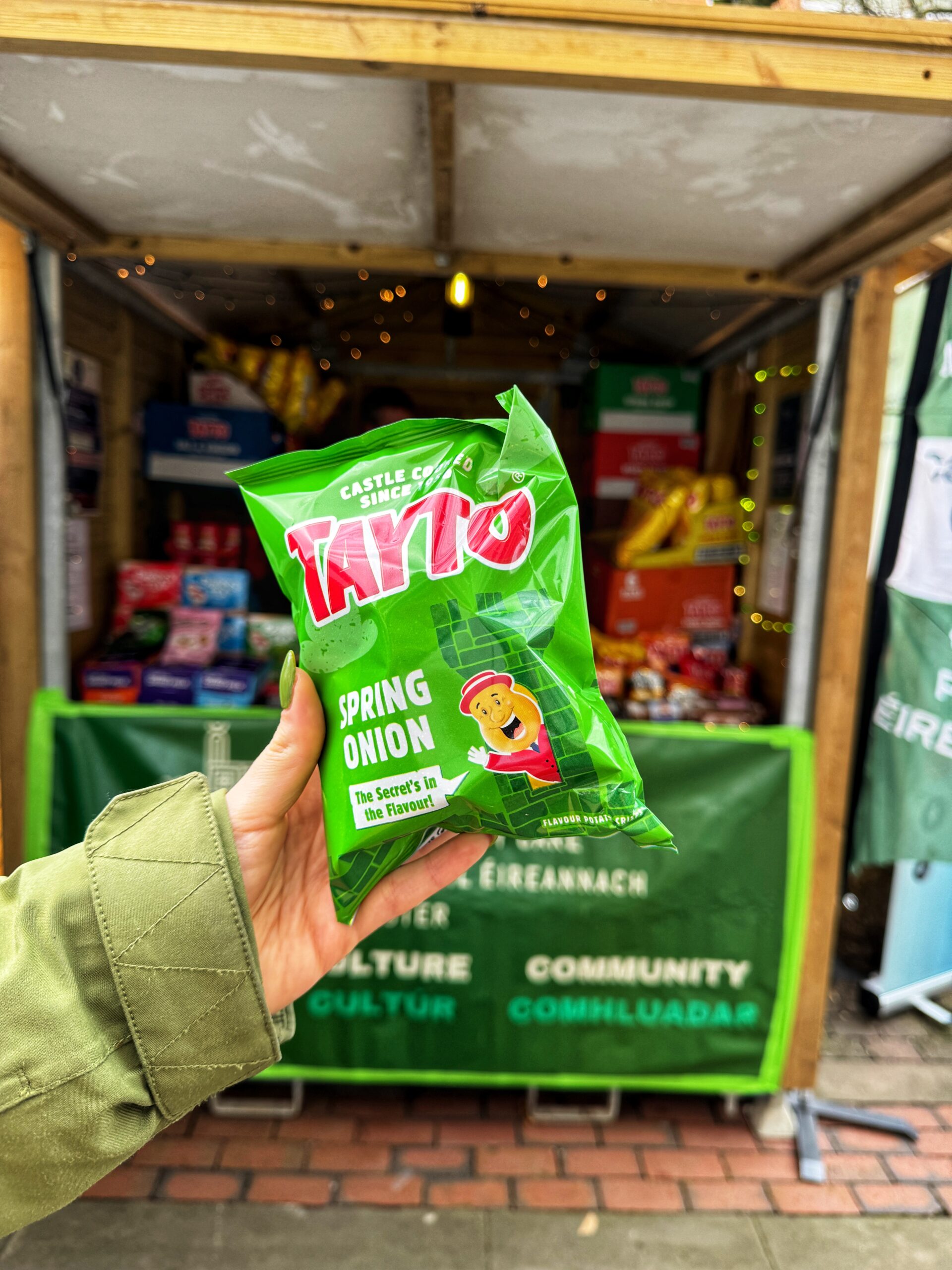 You can shop Irish treats outside