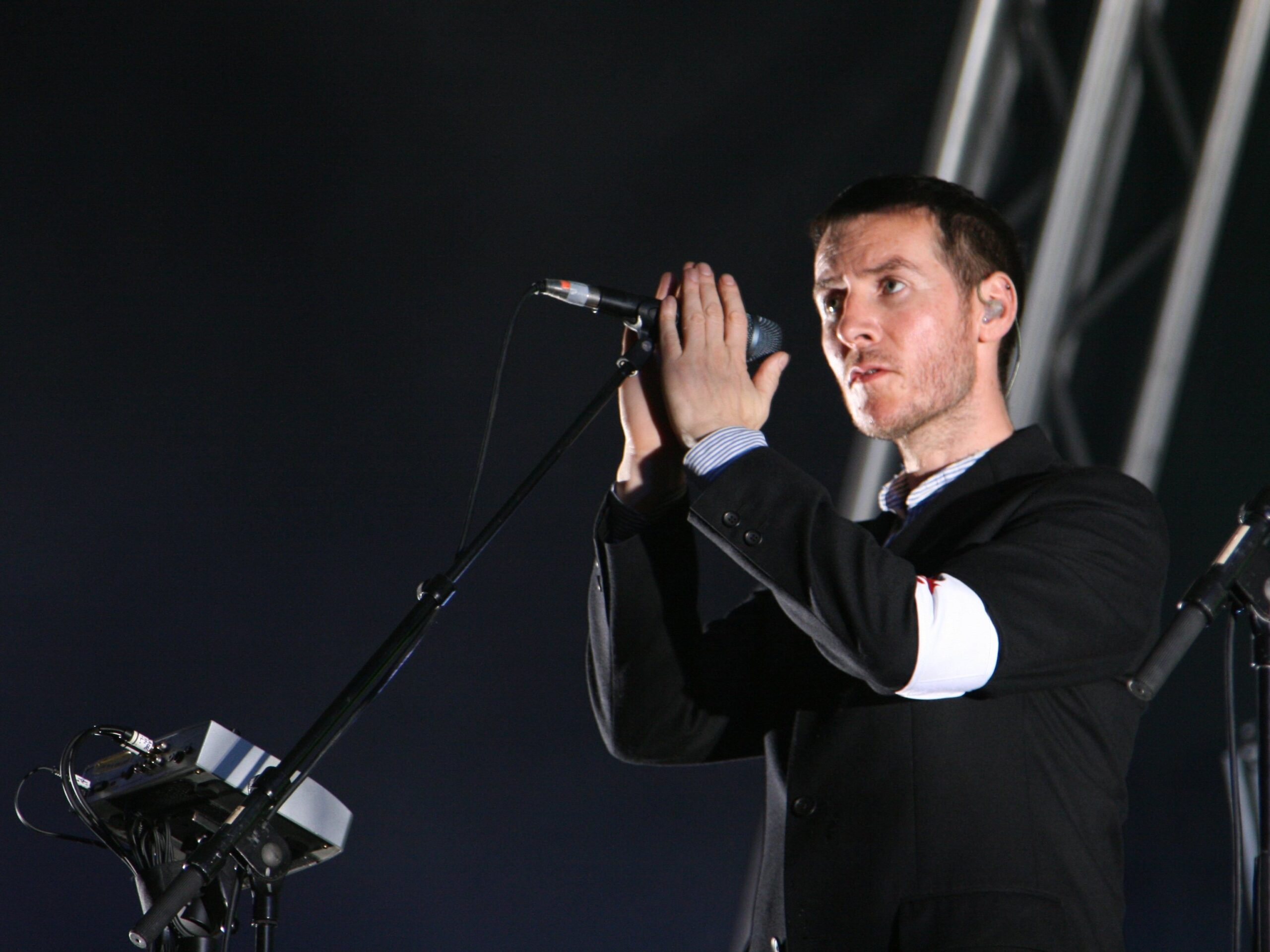 Massive Attack performing in 2009.