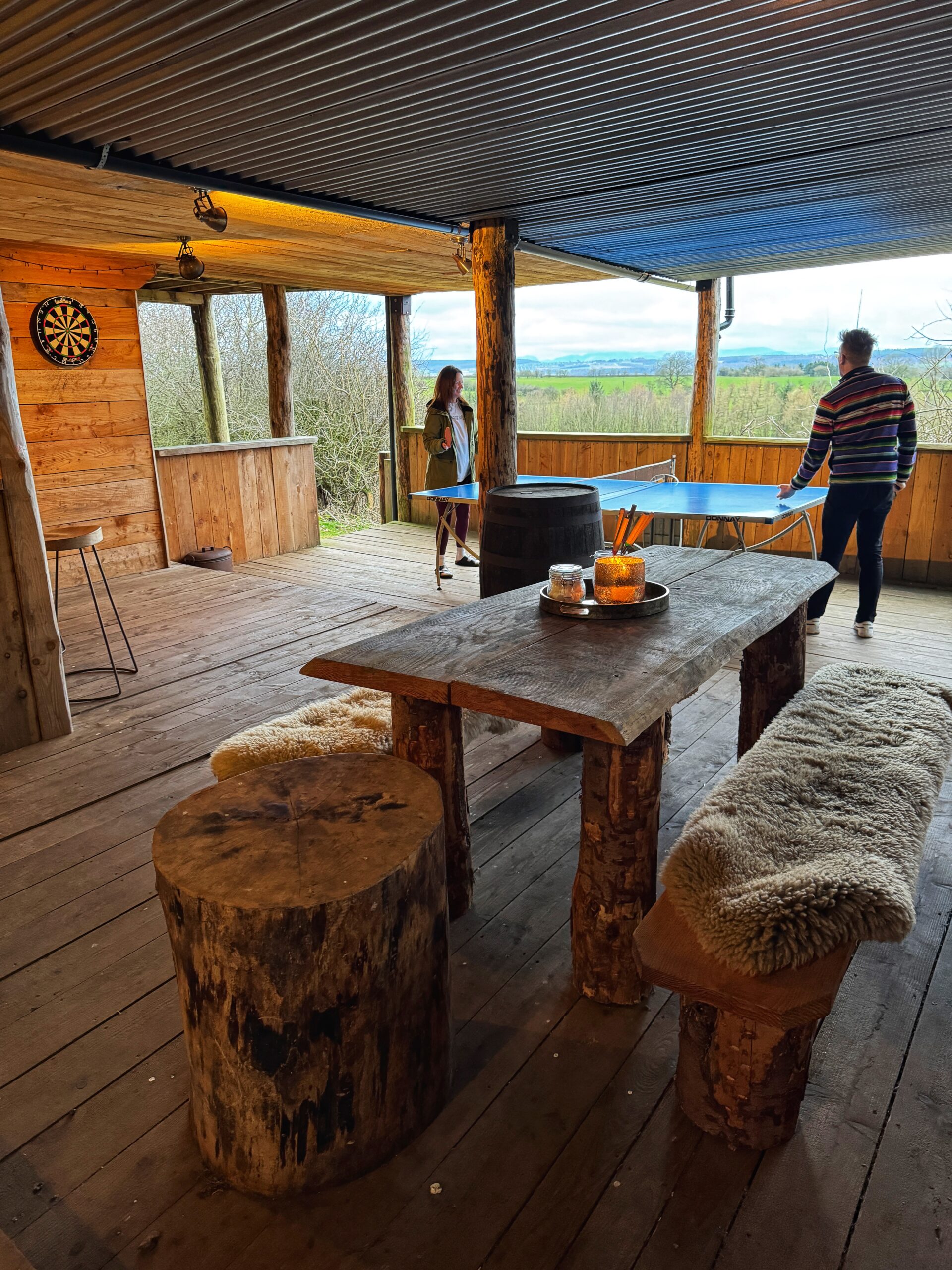 The den beneath Silva Treehouse