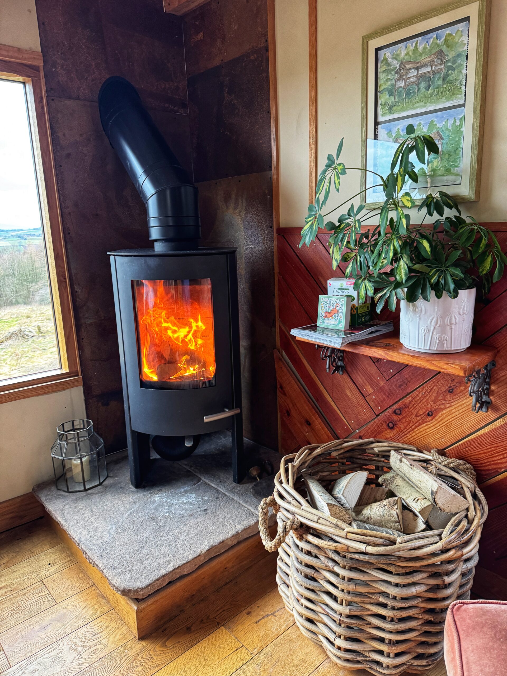 A log burner