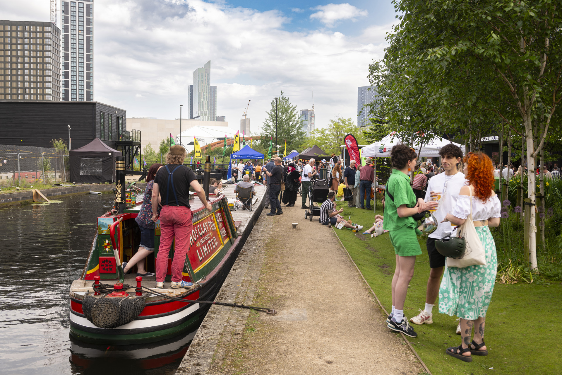 A completely free canal-side festival is coming back to Salford again