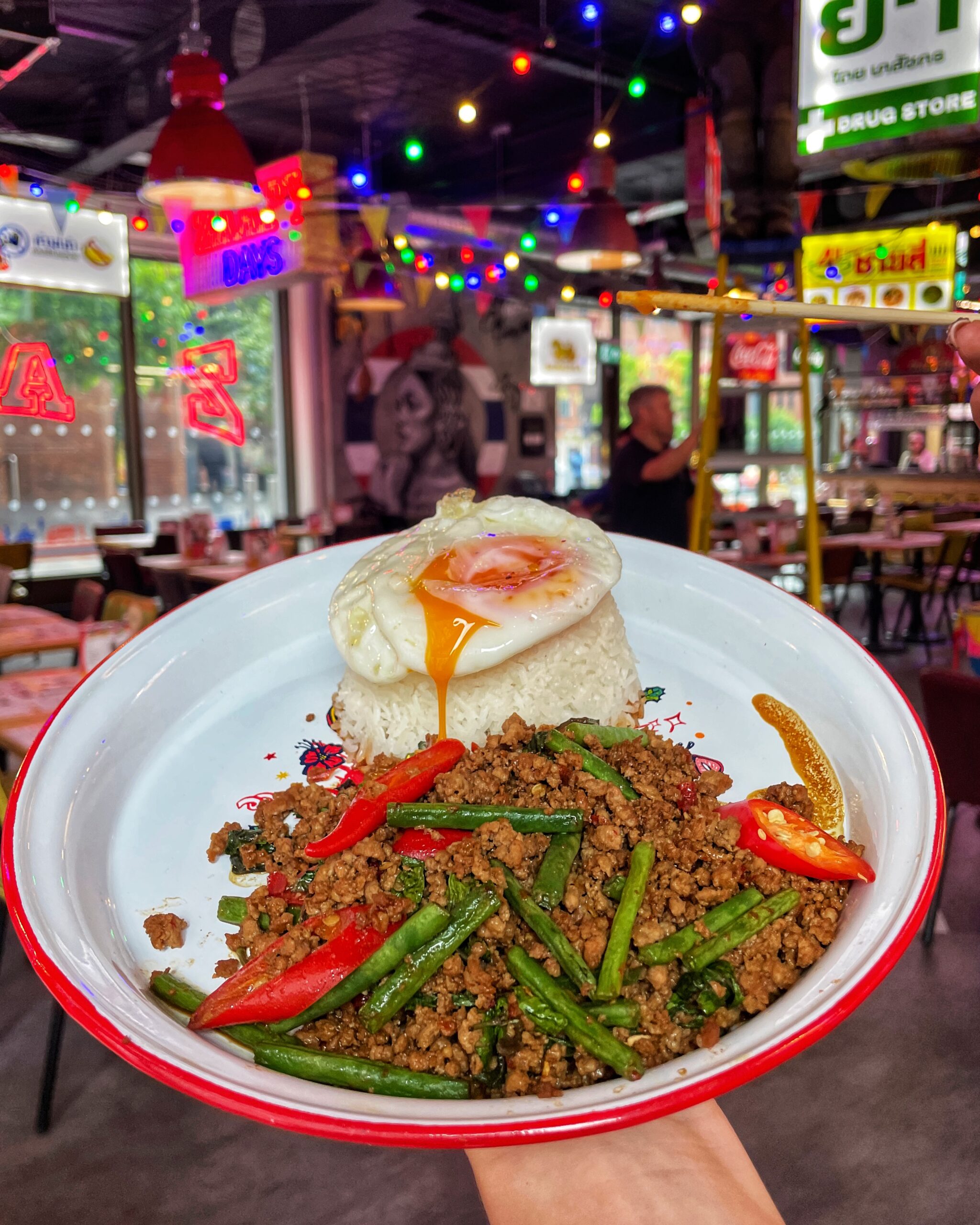 Stir fries at Zaap Thai